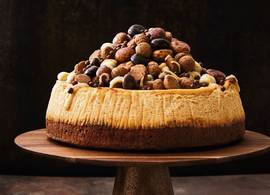 Sinter-cheesecake met zoute karamel