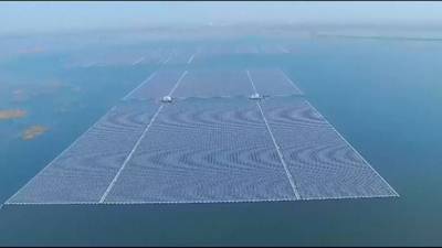 Dit is het grootste drijvende zonnepark ter wereld