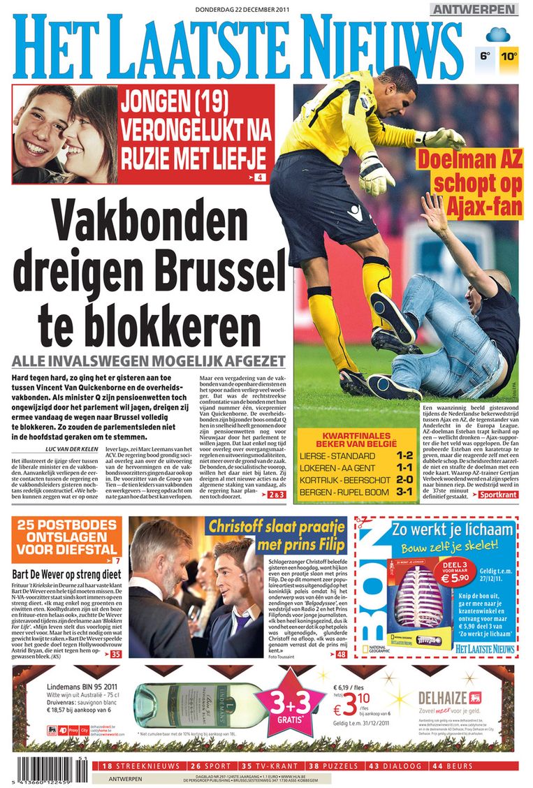 Geen krant in de bus door staking? | Binnenland | Nieuws | HLN