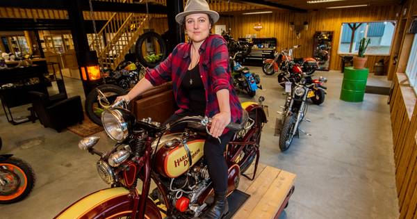 Even wennen: een stoere vrouw aan het roer van de motorzaak in Esbeek
