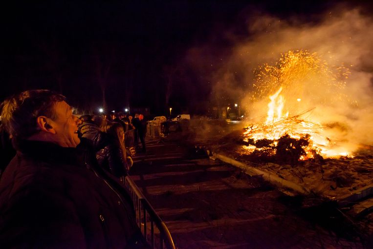 Kerstboomverbranding bredene 2019