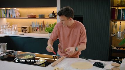 34. Tarte Tatin à la rhubarbe