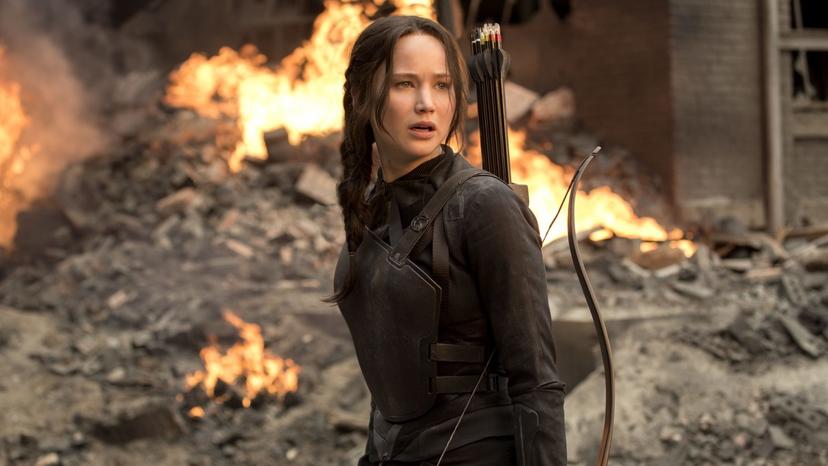 Jennifer Lawrence als Katniss Everdeen in The Hunger Games: Mockingjay - Part 2