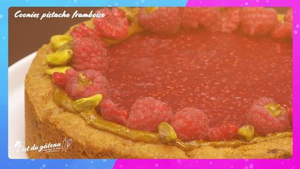 2. Cookies pistache framboise