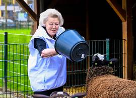 Een boerderij, beestjes en een beetje begrip: prinses Beatrix kwam in actie voor NLdoet