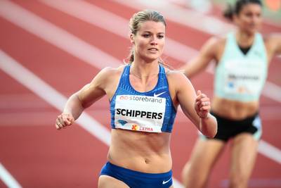 Schippers net naast podium op 100 meter in Rabat