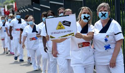 Des manifestations vont avoir lieu dans des hôpitaux de Charleroi, de Chimay et des CPAS