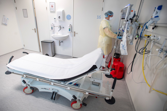 Isolatiekamer in het Amphia Ziekenhuis.