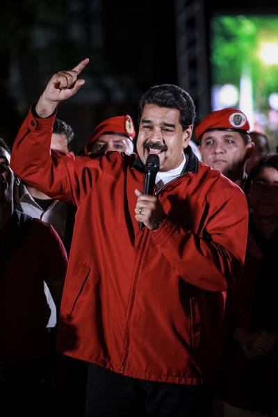 Nicolás Maduro, de sloopkogel van Venezuela