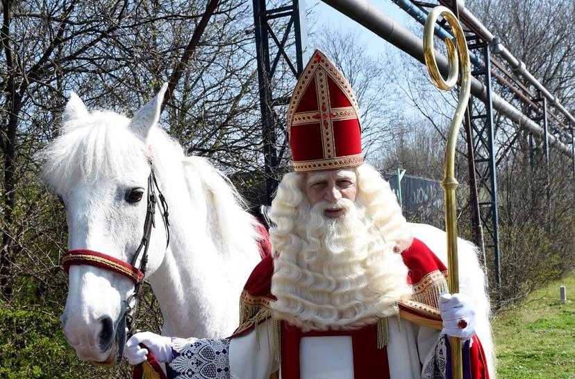 Wilbert Gieske als Sinterklaas