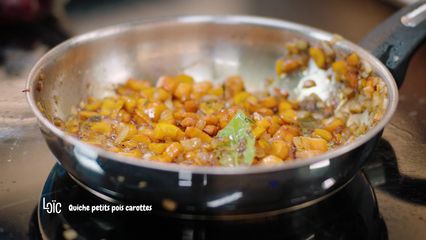 54. Quiche petits pois carottes