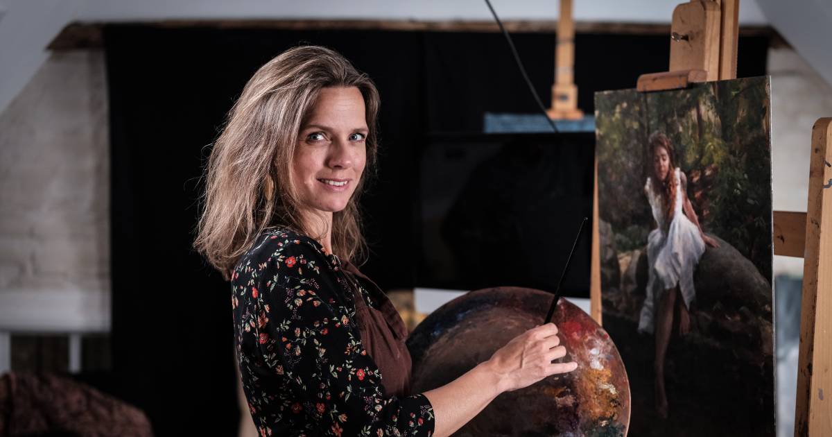 Wencke schilderde moderne versie van meesterlijke Rembrandt en hangt straks  in het Rijksmuseum | Doesburg | gelderlander.nl