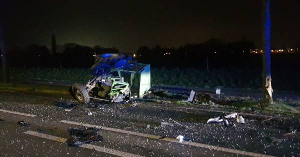 Gewonden door aanrijding bij Ulft waarbij tractor doormidden breekt.