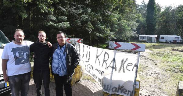 Woonwagenbewoners die kraken voor hun stekje krijgen steun