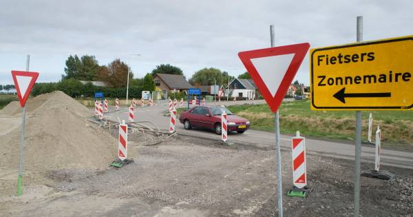 Snelheid gaat uit rotonde bij Zonnemaire