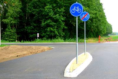 Twee meter lang fietspad alweer opgeheven
