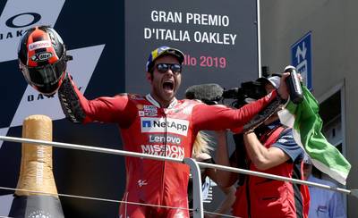 Première victoire en MotoGP pour Petrucci, devant son public