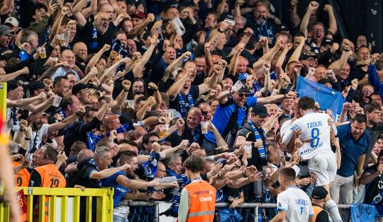 Club Brugge voor de twintigste keer kampioen van België na gelijkspel in Mechelen en puntenverlies van Union