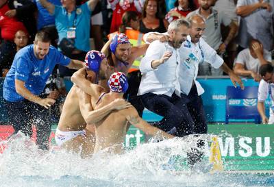 Waterpoloërs Kroatië wereldkampioen