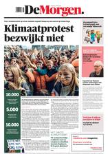 DeMorgen voorpagina