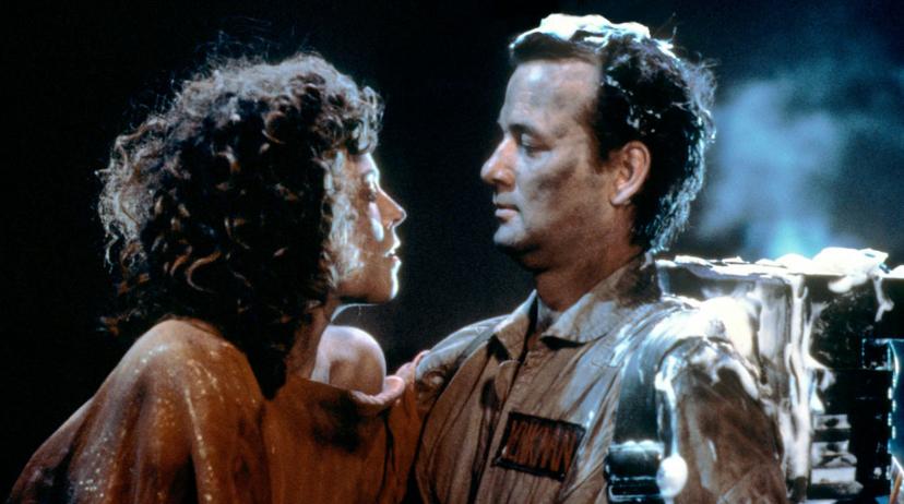 Sigourney Weaver en Bill Murray in Ghostbusters