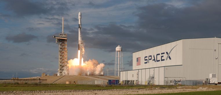 Een SpaceX Falcon 9 raket werd deze maand gelanceerd.




