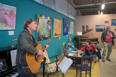 Jazz om de koopzondag in Veenendaal te verlevendigen