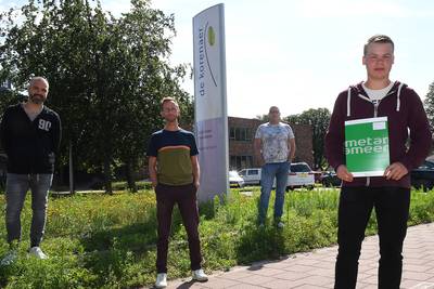 Zes leerlingen van de Korenaer schrijven deze woensdag historie