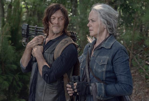 Daryl en Carol in The Walking Dead