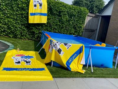 Toch nog een beetje Schoolfeest: maar dan bij het zwembad in de Goorse achtertuinen