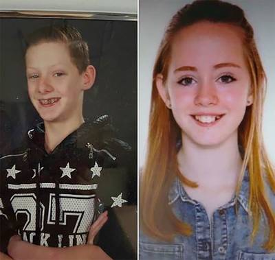 Christel (13) en Mikey (15) weer terecht