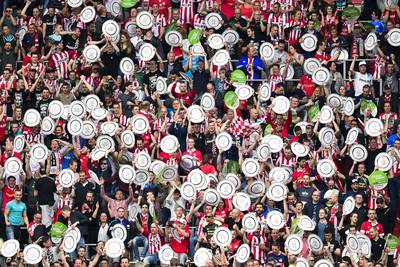 PSV één keer eerder kampioen tegen Ajax