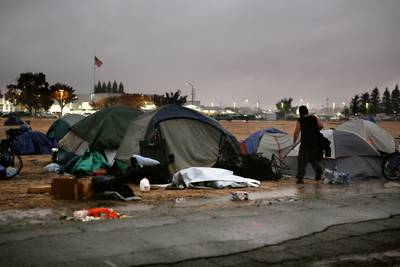 Na bosbranden teisteren nu overstromingen Californië