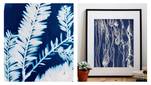 Cyanotypie is het nieuwe tie-dye: zo maak je je eigen blauwdrukkunst