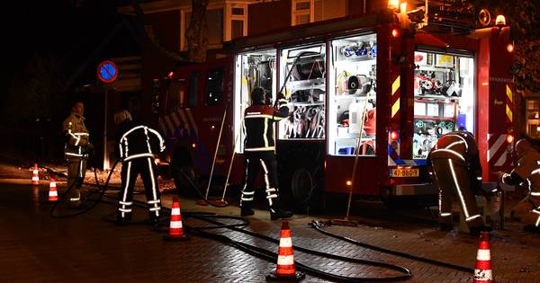 Spoor van 300 meter aan diesel door Den Ham door lekkende auto