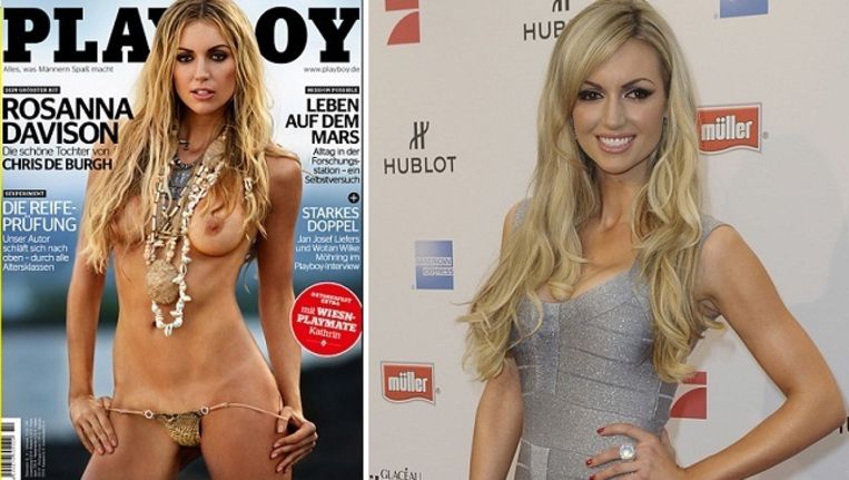 Miss World 2003 En Dochter Van Chris De Burgh Siert Cover Playboy Celebrities Showbizz Hln