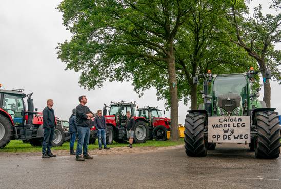 Tientallen arrestaties bij boerenprotest in Drenthe