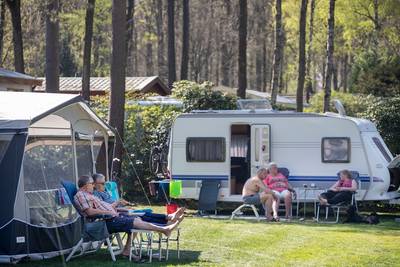 Drukte op de campings op de Veluwe