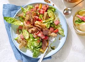 Zomerse broodsalade: watermeloen-fattoush