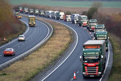 Transporteurs vrezen Brexit-nachtmerrie: uren wachten voor Britse douane