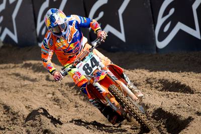 Motorcrosser Herlings valt met technische problemen uit in Zweden