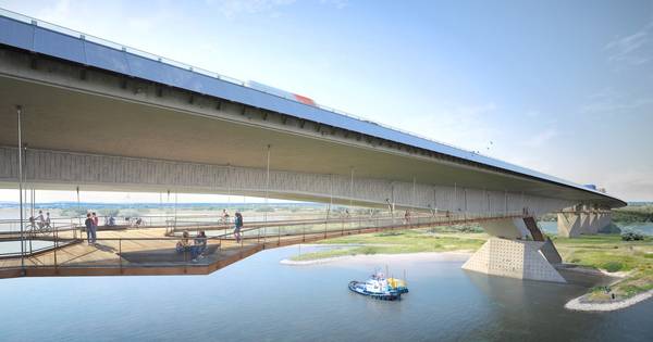 Doortrekken A15: zó gaat de brug over het Pannerdensch Kanaal eruitzien - De Gelderlander