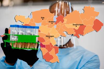 CORONAKAART | Kwart minder besmettingen dan vorige week, Neder-Betuwe blijft zorgenkindje: kijk hier
