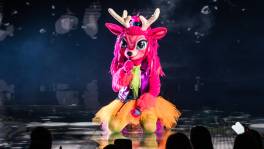 Bambi stelt zich breekbaar op met when the party’s over.