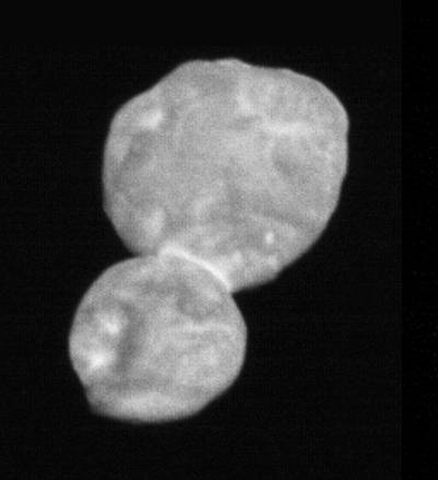 Sonde stuurt eerste beelden van ruimterots Ultima Thule