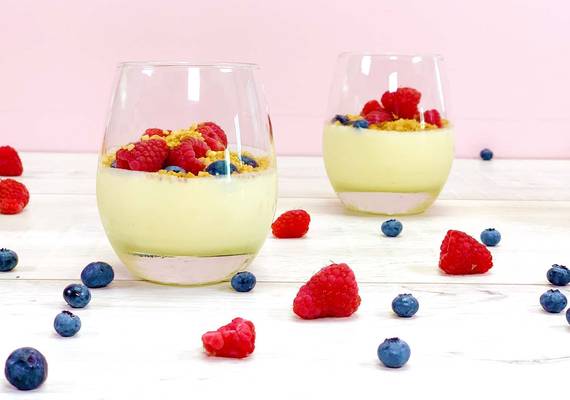 Goddelijk (én makkelijk te maken): witte chocolademousse