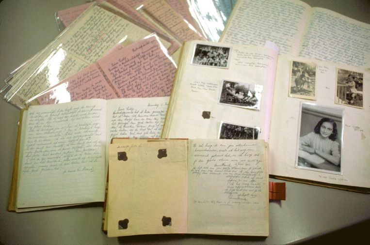 Onbekende teksten gevonden in dagboek Anne Frank Het Parool