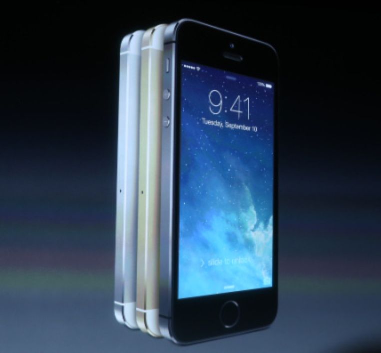 iphone 5 wordt vervangen door 5c en 5s