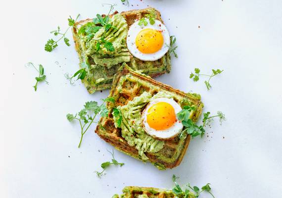 Yum! Een superlekker recept voor krokante doperwtenwafels