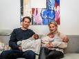 Nomi Harmsen en Rob de Bonth zijn trotse ouders geworden van een drieling, vlnr: Bowie, Filou (eeneiige meisjestweeling) en Rover.